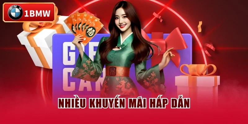 Nhiều khuyến mãi hấp dẫn